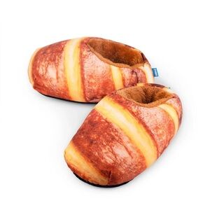 Cozy Bread Loaf Slippers Unisex Comfy Anti-Skid Fun Lounging Loungewear Size L